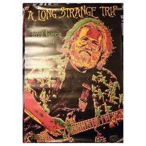 VINTAGE 1996 JERRY GARCIA/ GRATEFUL DEAD POSTER
